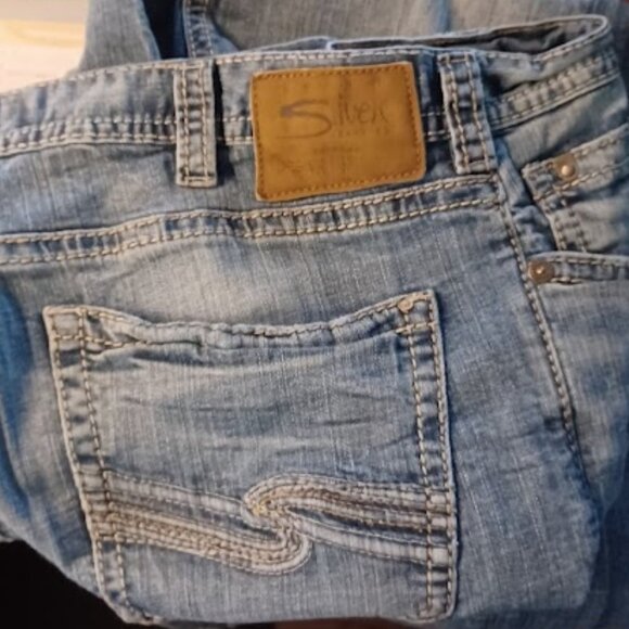 Silver Jeans Co. Men's classic straight relaxed stretch jeans, W36/L36 - Picture 4 of 9